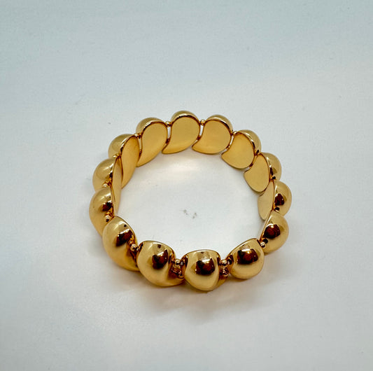 Droplet Gold Bracelet