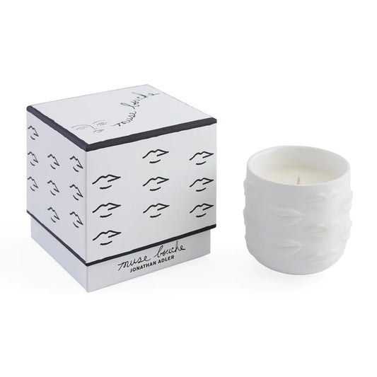 Jonathan Adler Muse Bouche Ceramic Candle