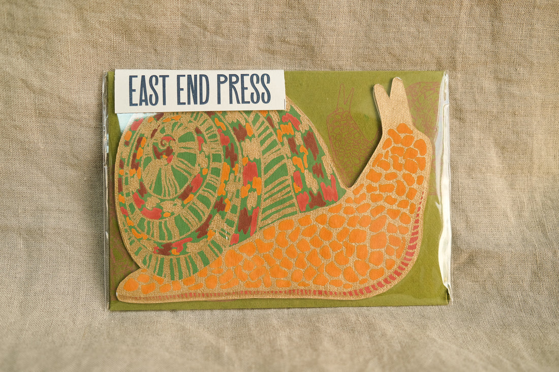 East End Press Snail Greeting Card