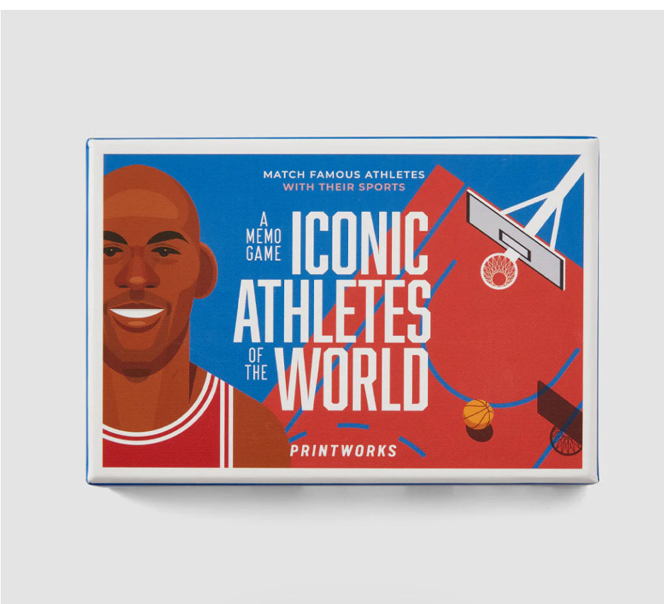 A Memo Game Iconic Athletes of the World by Printworks