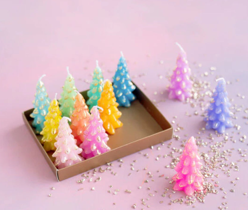 Rainbow Tree Tea Lights