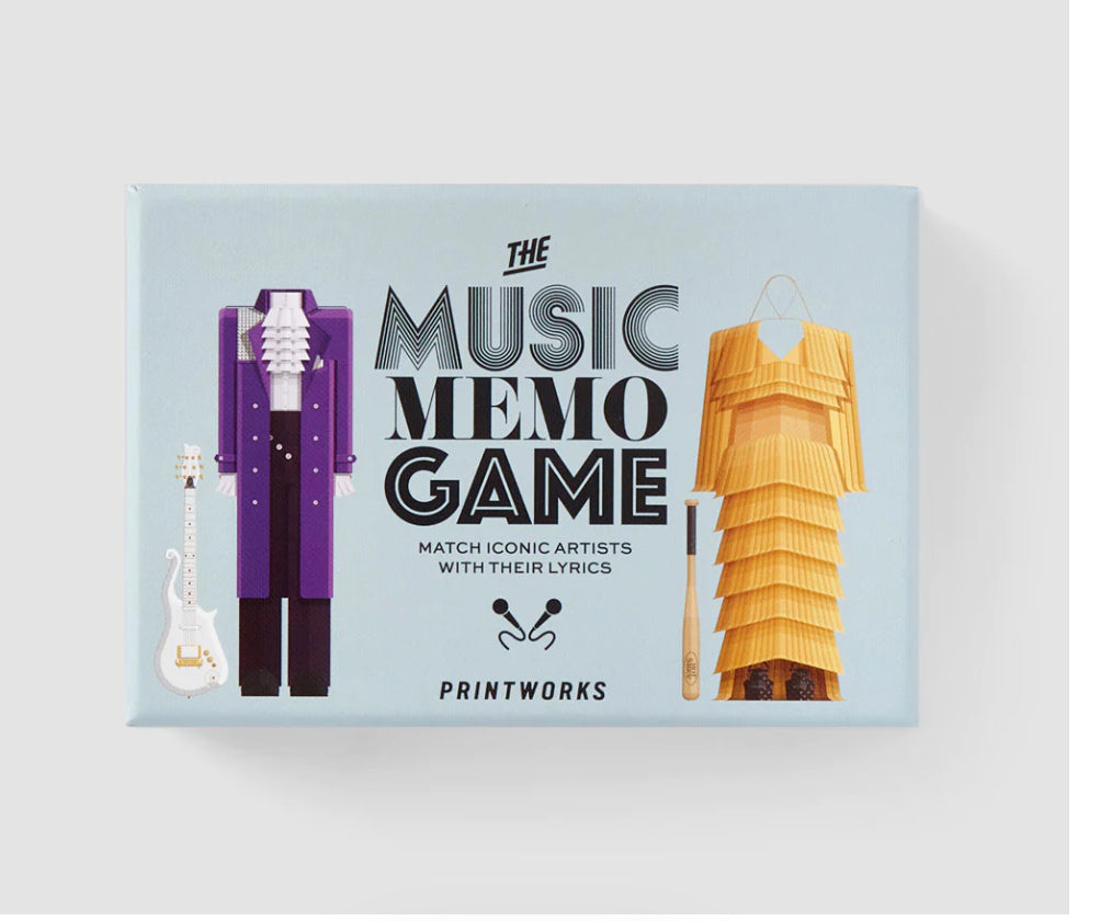 The Music Memo Game by Printworks