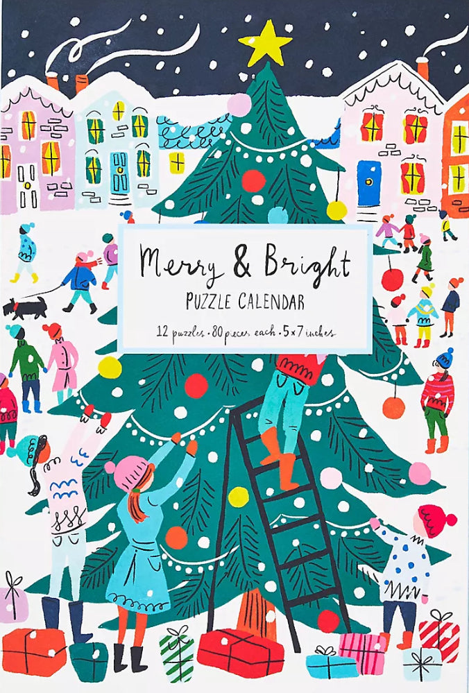 Merry & Bright Christmas Countdown Puzzles