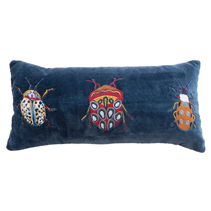 Embroidered Pillow Bug