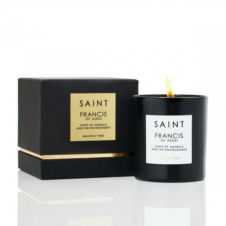 Saint Francis Candle